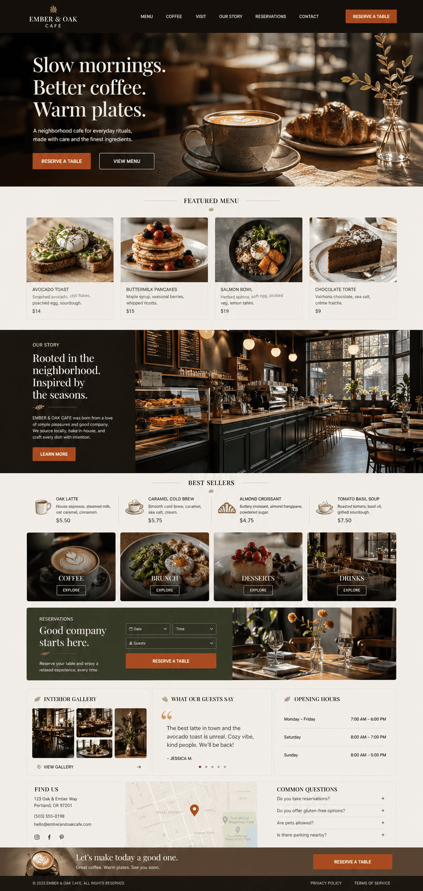 Ember & Oak Cafe